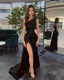 Black Party Dinner Dress, Prom Dress, Wedding Reception Dress, Bridesmaid Dress, Bespoke Birthday Dress, HZ1024
