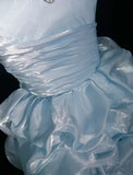 Vintage Sweetheart A-Line Homecoming Dress Ruffle Strapless Party Dress Short Cocktail Dress HZ1024
