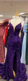 Deep V Neck Mermaid Backless Prom Dresses, Open Back Mermaid Formal Evening Dresses HZ1024